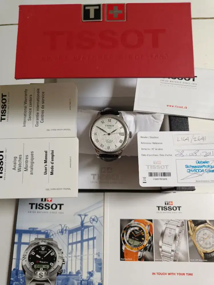 Tissot Le locle original bekas fullset sangat bagus normal semua