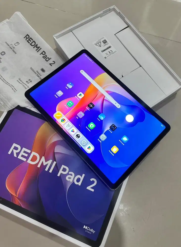 Tablet Xiaomi Redmi Pad 2 4/128GB Wifi Mulus Lengkap Garansi