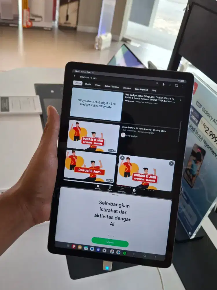 SAMSUNG TAB S10 Lite 5G Diskon Aksesoris Up 1Juta + Free Gift Up 1Juta
