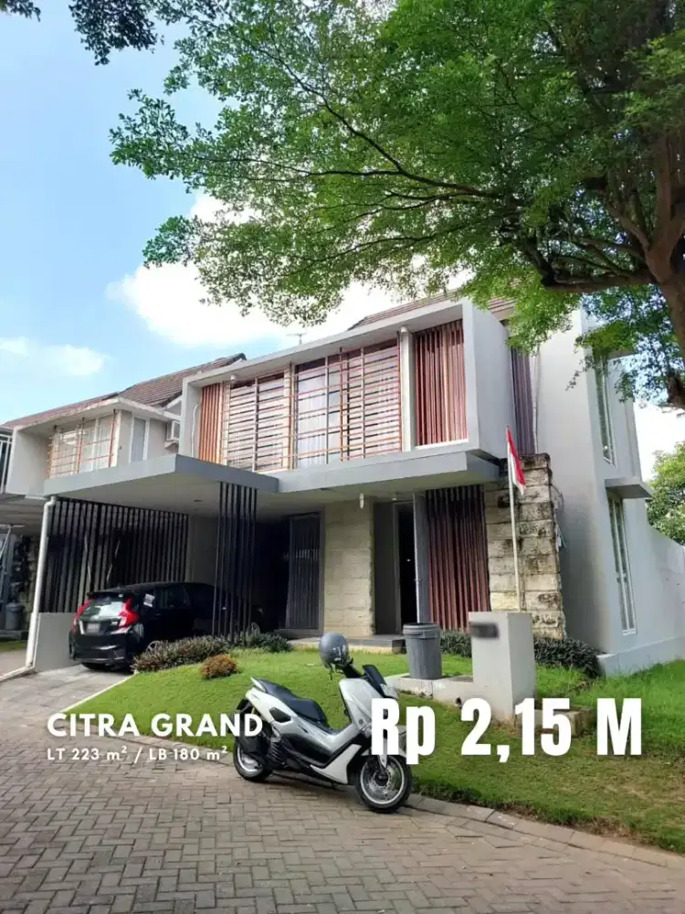 Dijual Rumah Hook Cantik di Citra Grand Mutiara