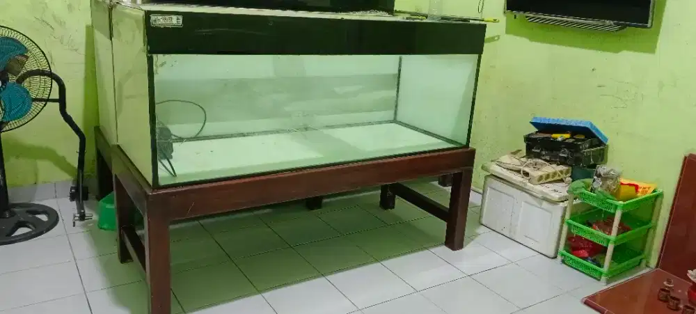 Aquarium 1.5mx60x60 kaca 10mm
