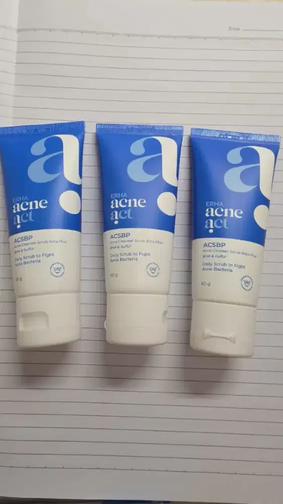 Erha Acne Care Lab ACSBP Cleanser Scrub Sabun Wajah Jerawat Erha21