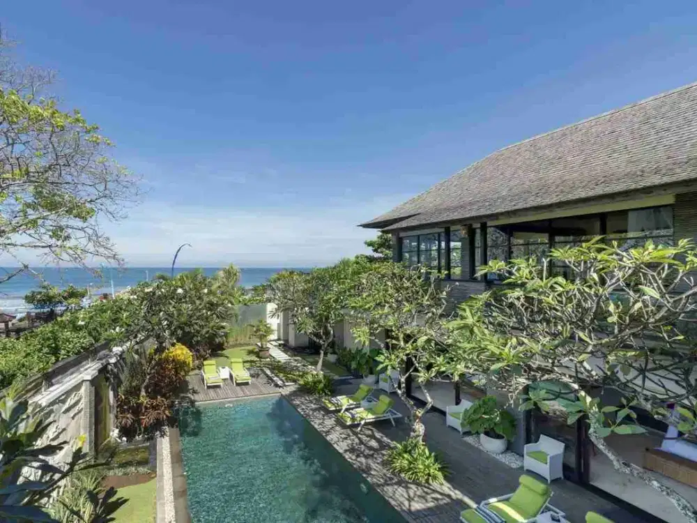 Dijual beach front luxury villa batu belig Seminyak Kuta Utara Badung Bali