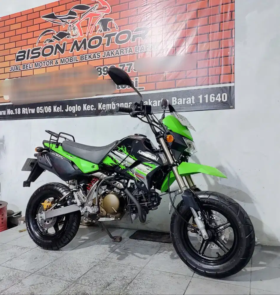 Simpanan! Km 9rb! KAWASAKI MINI TRAIL KSR 110 CBU 2012