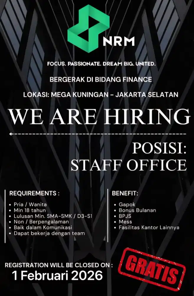 LOKER JAKSEL (FREE REGISTRATION)