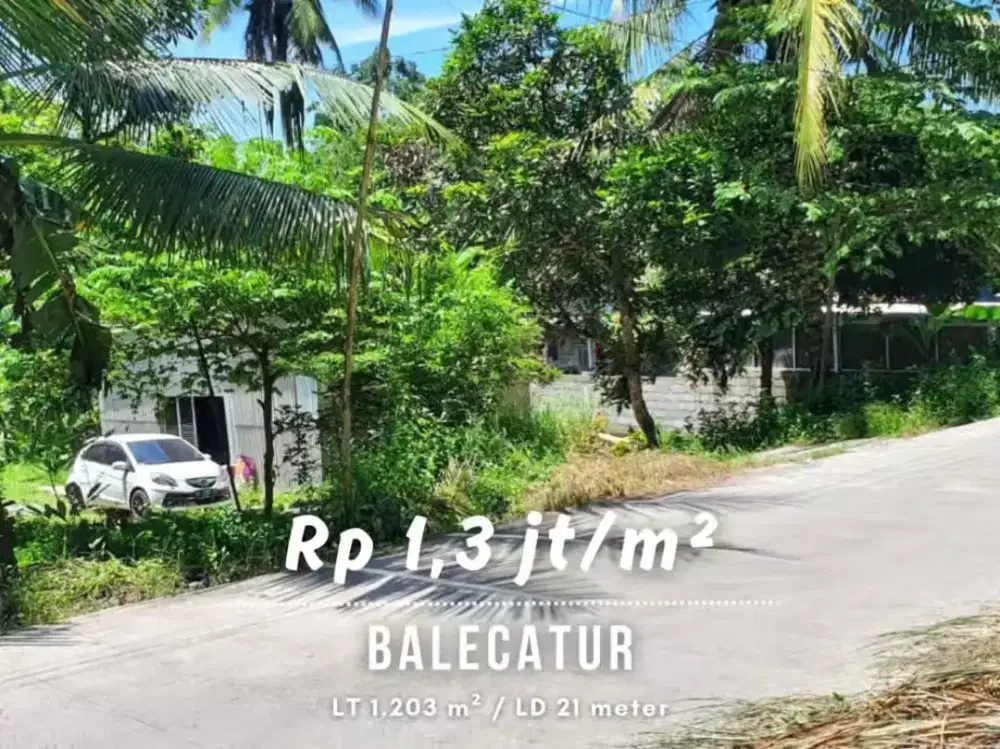 Dijual Tanah Pekarangan Apik di Balecatur Sleman