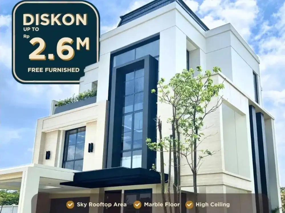 SERAH TERIMA MEI 2026! CLUSTER TRESOR BSD CITY SUPER PREMIUM LIMITED 61 UNIT 1 CLUSTER ONLY 3 unit montez