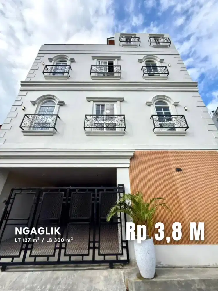 Dijual Kos Eksklusif 16 Kamar dekat Kampus UII Jalan Kaliurang