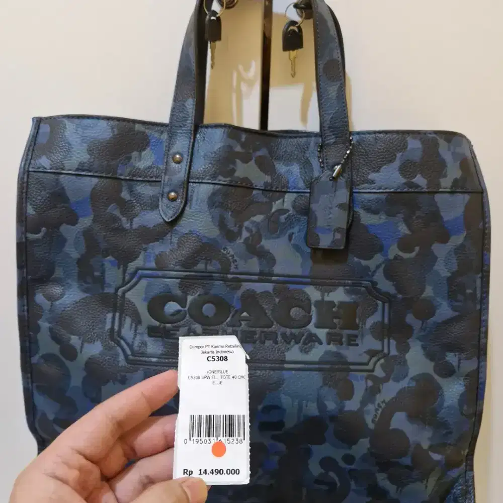 Coach Tote Bag Full Leather Preloved pribadi beli di PIM 3