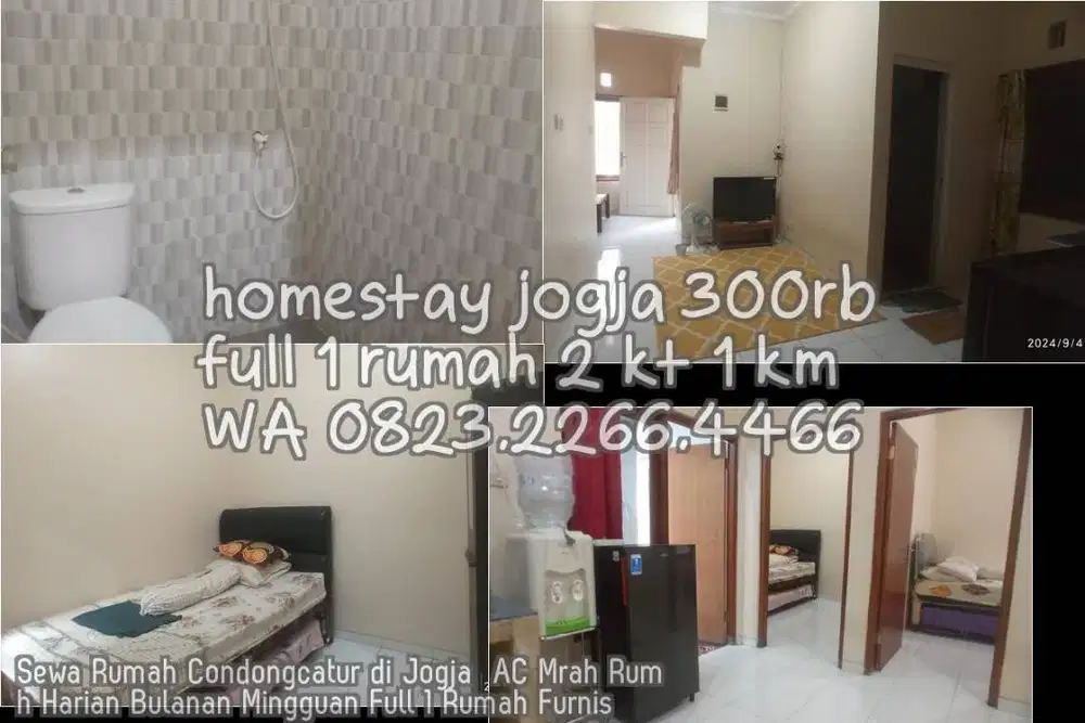 Sewa Rumah Condongcatur di Jogja  AC Mrah Rumh Harian Bulanan Mingguan
