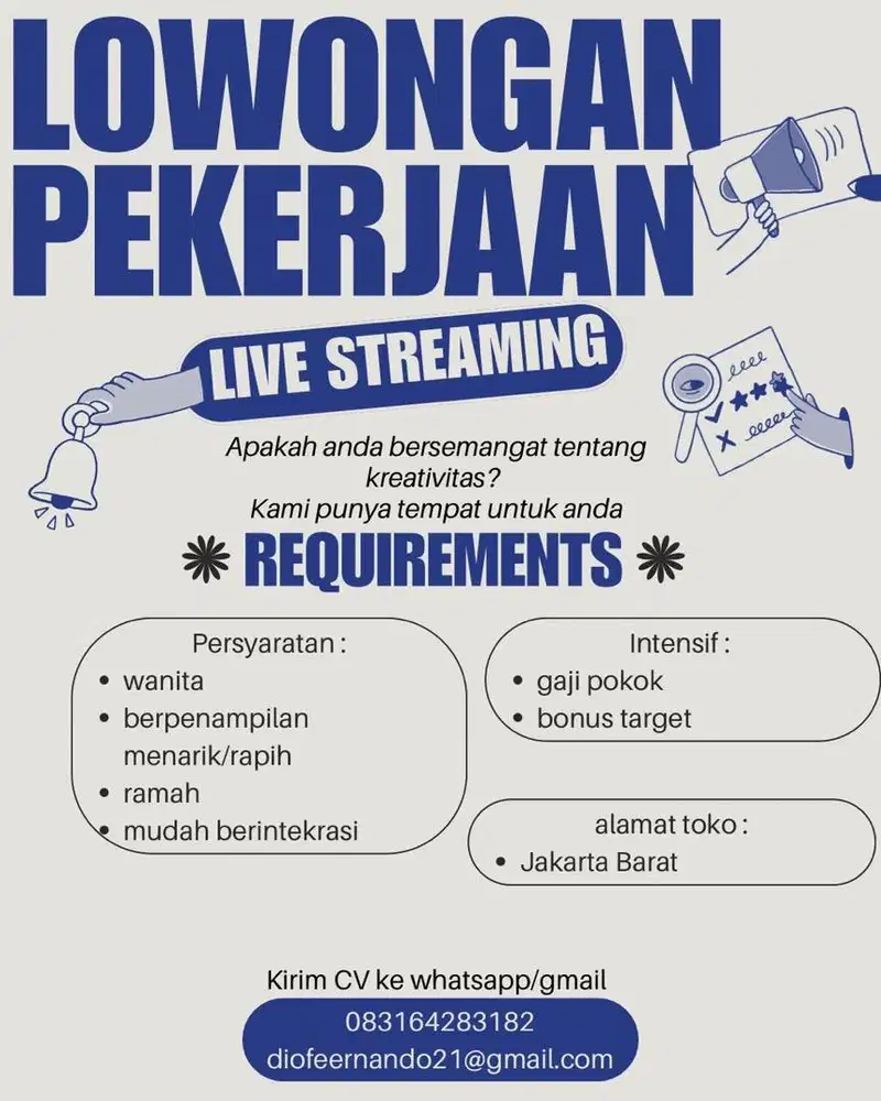 Recruitmen host live streaming