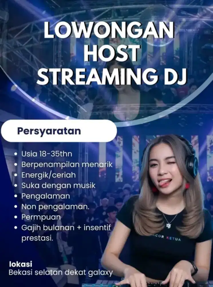 Host live streaming dj