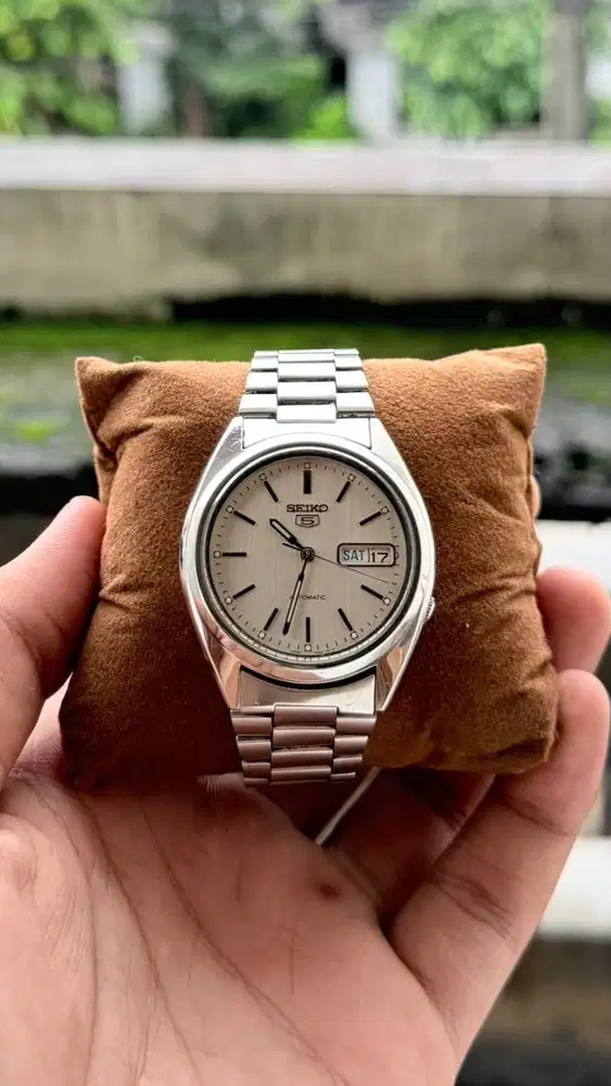 seiko 5 7s silver dial mint condition