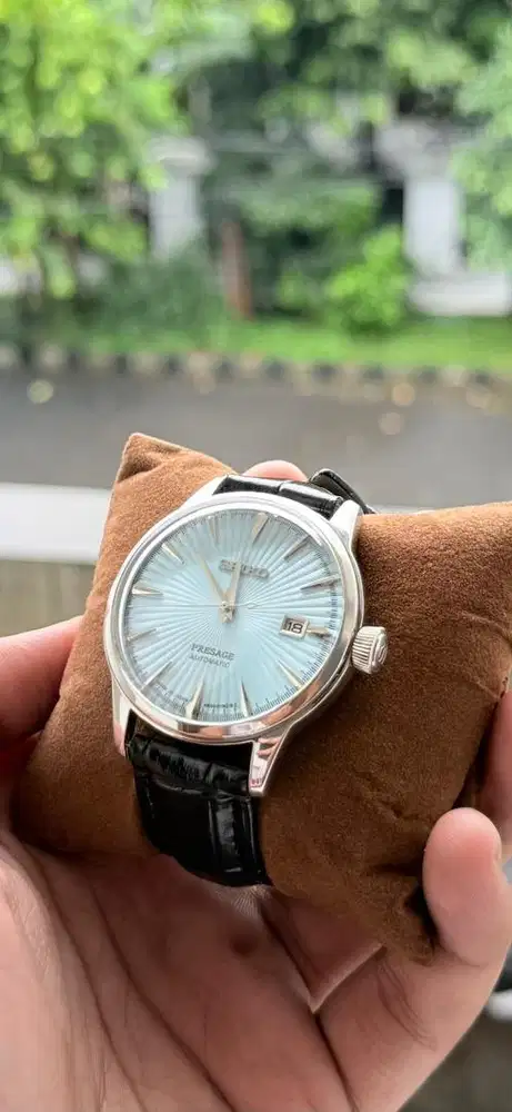seiko presage cocktail time light blue