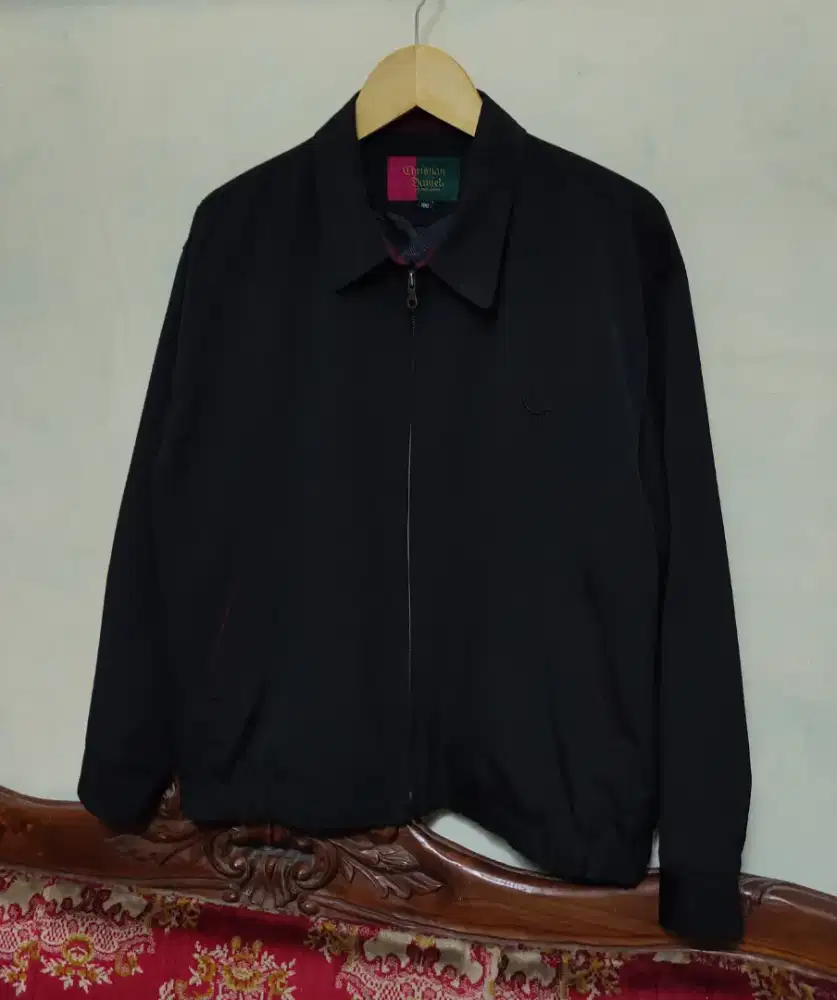 Work Jacket Christian Daniel Hitam Boxy Fit M-L Work Jaket
