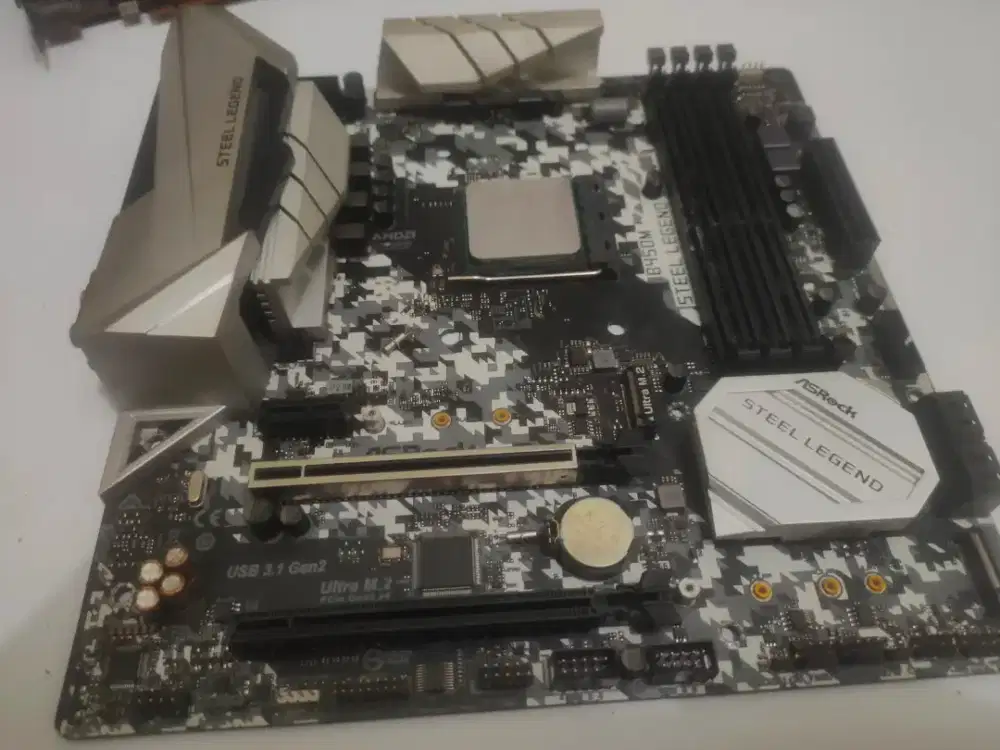 AMD ryzen 7 5700x + ASROCK B450m Steel Legend