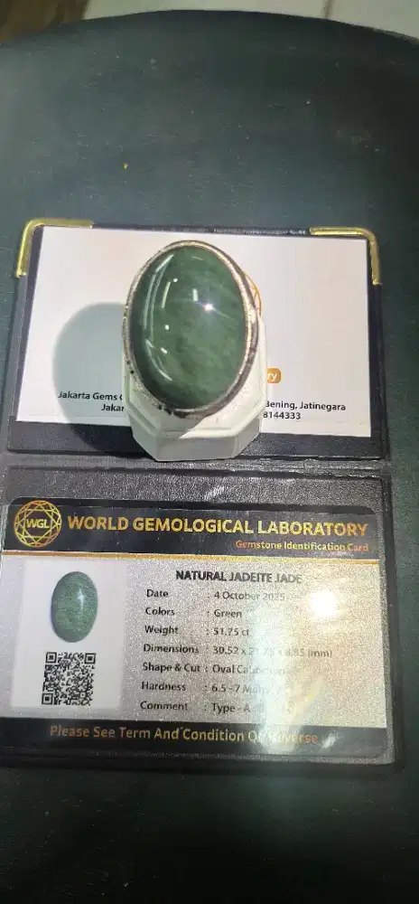 (WAJIB Transaksi Offline)Natural Jadeite Jade Kristal Origin Nabire