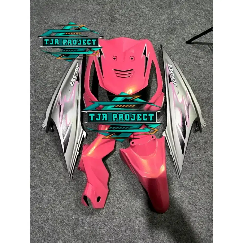 Full Body Halus Honda Beat Karbu 2007 - 2012 WarnaCustom Plus Striping