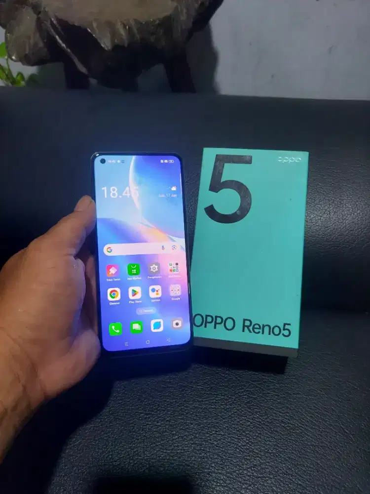 Jual hp oppo reno5 fulset