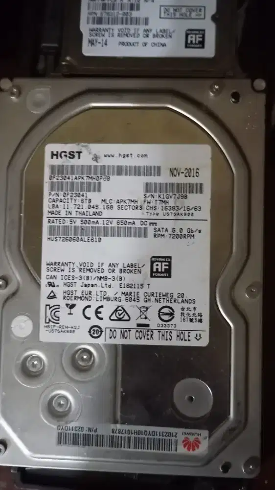 HDD PC 3,5 6tb hgst normal