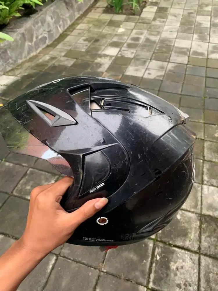helm rdx warna hitam