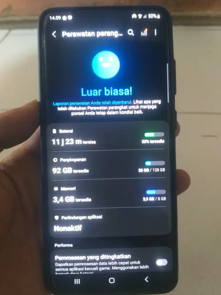 Samsung S20+ original mulus belum pernah service layar bersih bisa tt