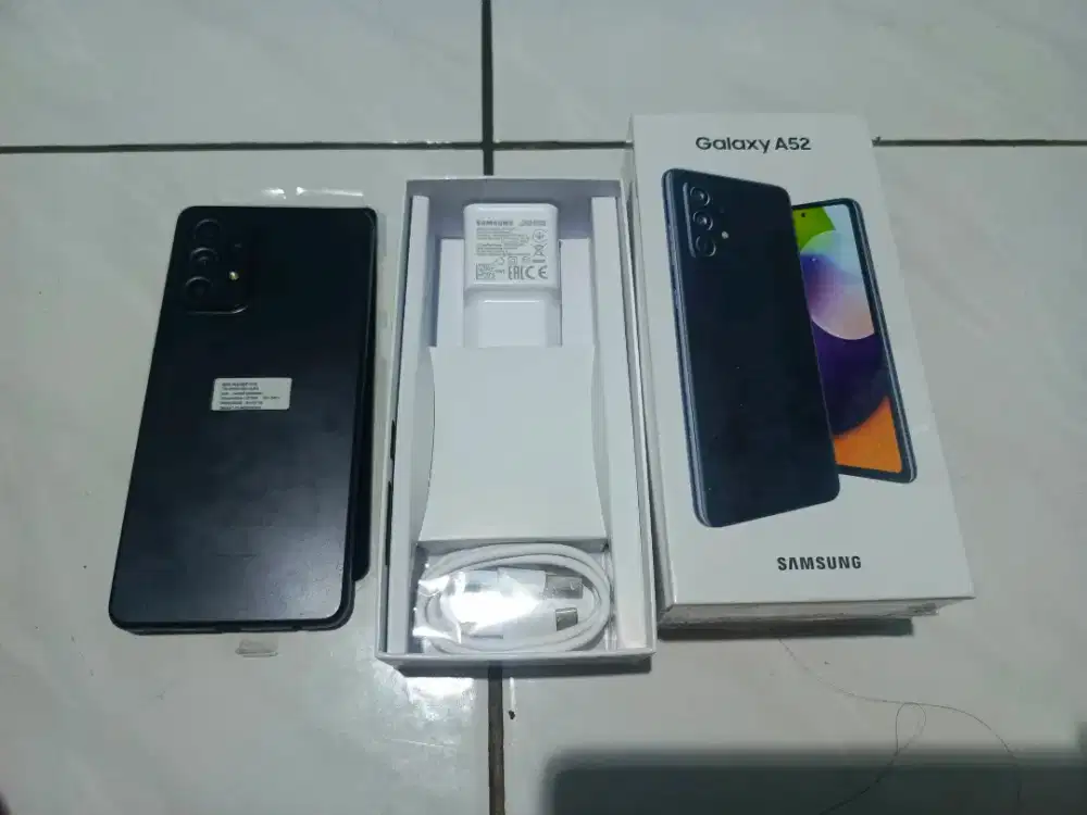 Samsung a52 ram 8/256 gb second fullset ori