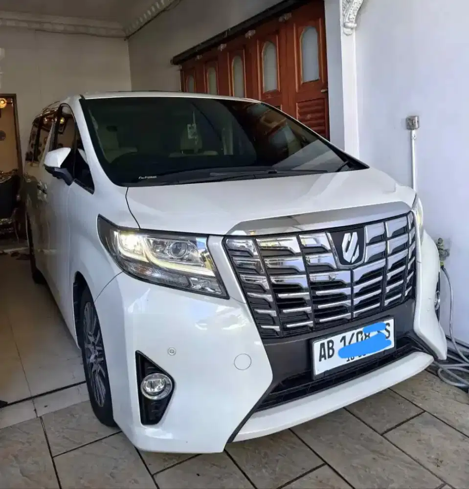 Alphard g nopol AB asli