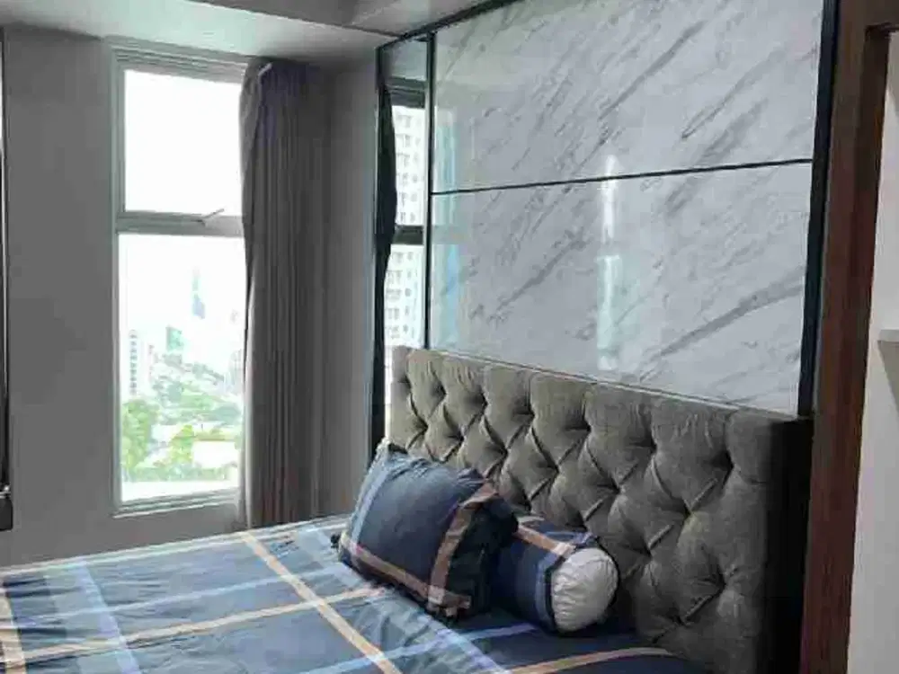 disewakan murah apartemen mewah, apartemen Educity type studio 1BR  ful furniture tinggal bawa koper saja lengkap ac, kompor, water heater