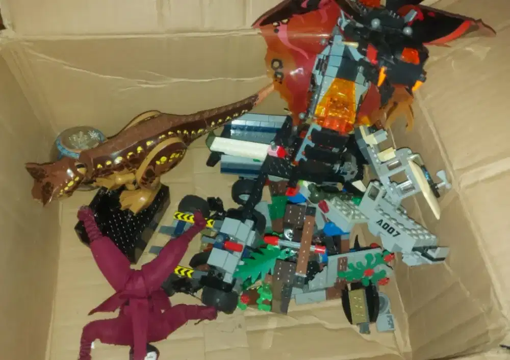 Mainan Borongan LEGO Mix - Ada Dinosaurus T-Rex & Naga Besar