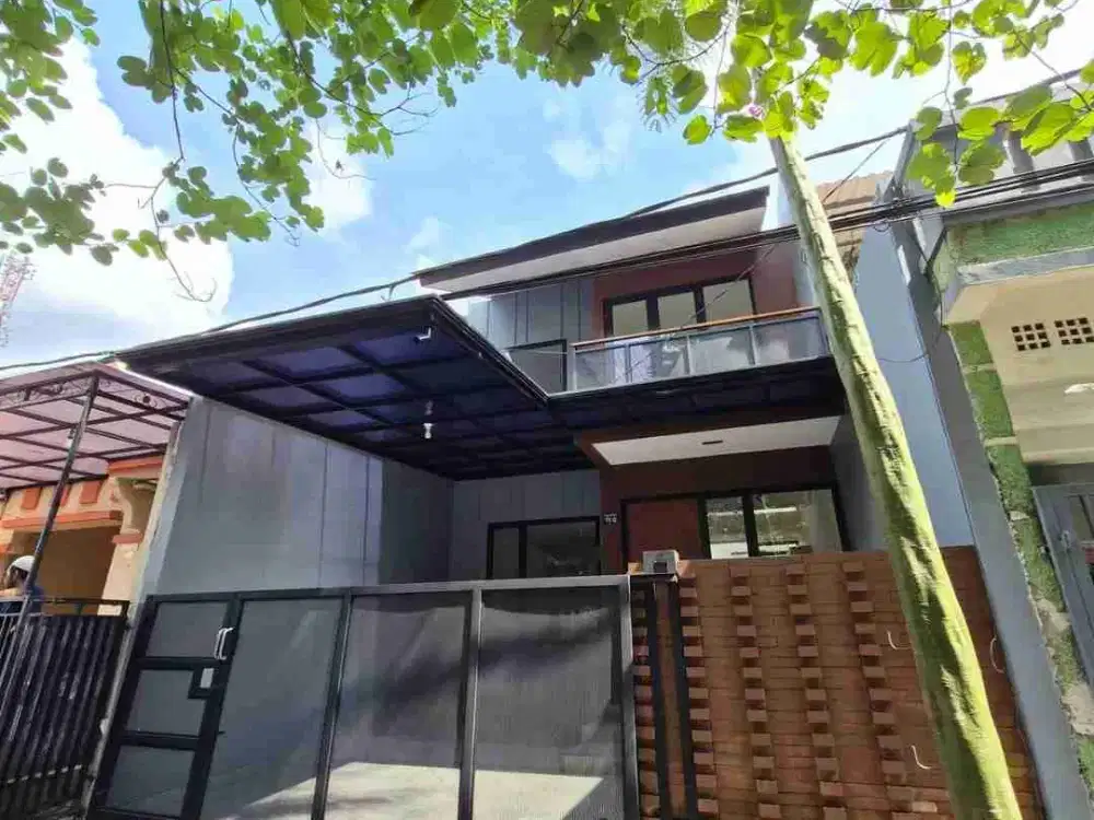 rumah minimalis modern siap huni dilokasi strategis dekat dengan tol dan stasiun