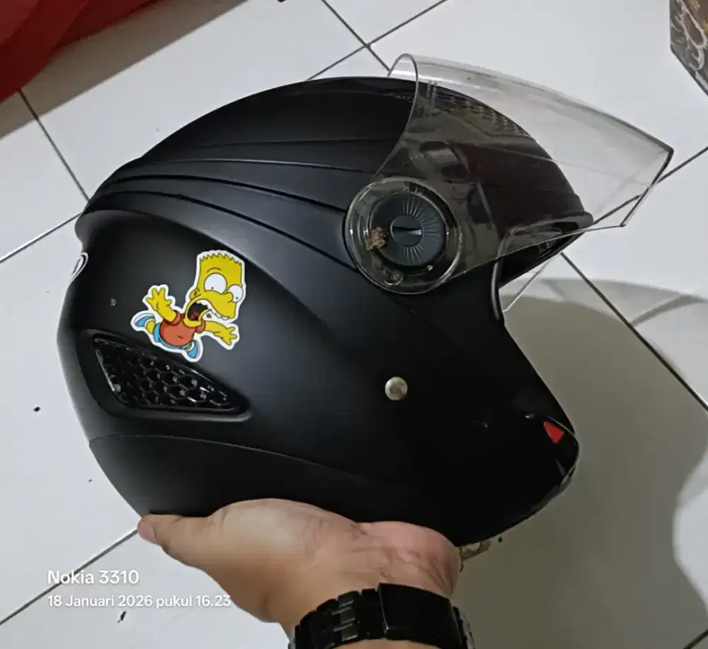 Helm Zeus 99% cakep mulus.