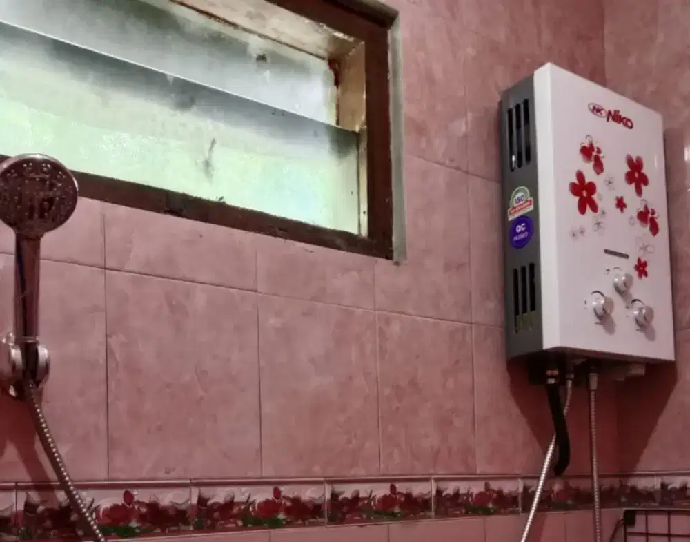 Warer Heater Gas Niko • Komplit Pasang