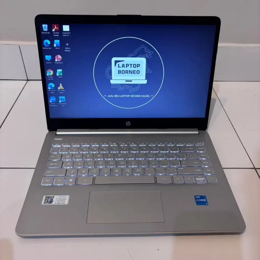 LAPTOP HP 14S INTEL CORE I3 GEN 12 8/512GB KINERJA CEPAT GARANSI ON