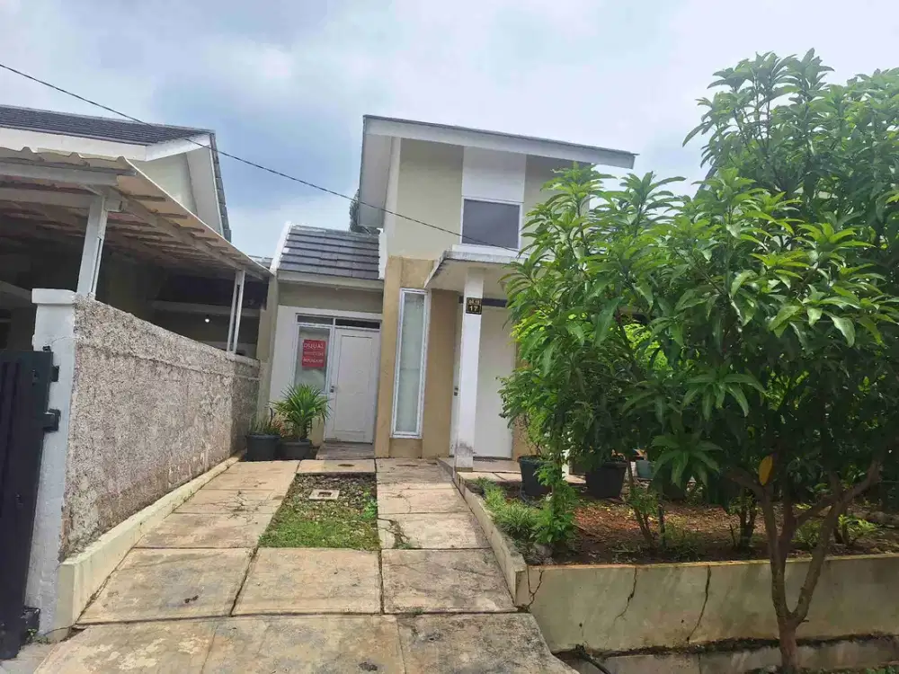 Dijual rumah cluster gold, view perbukitan, siap huni di Citra Indah City Jonggol