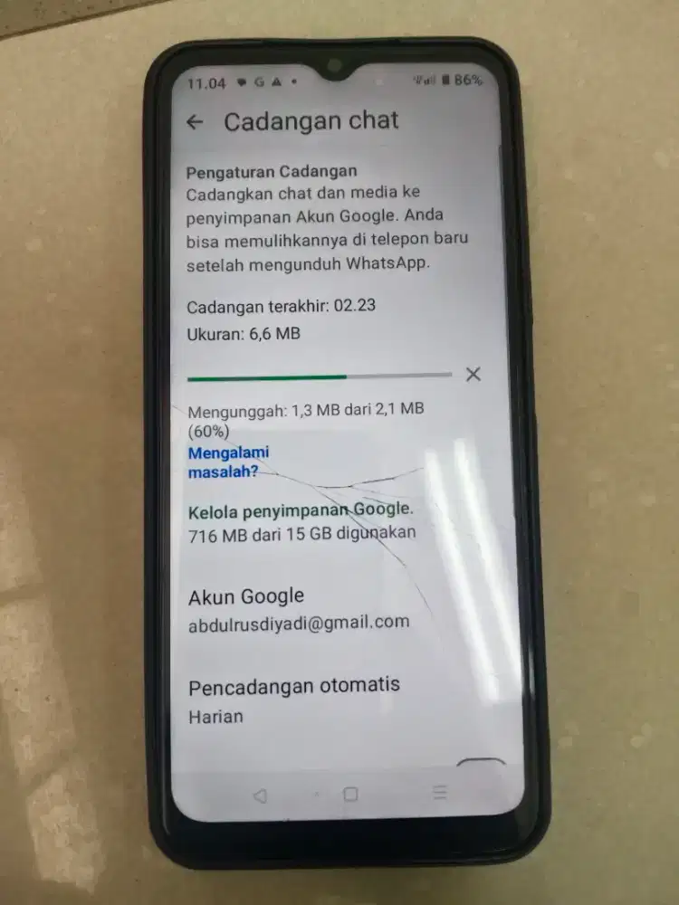 Realme c30 hp silikon retak TC