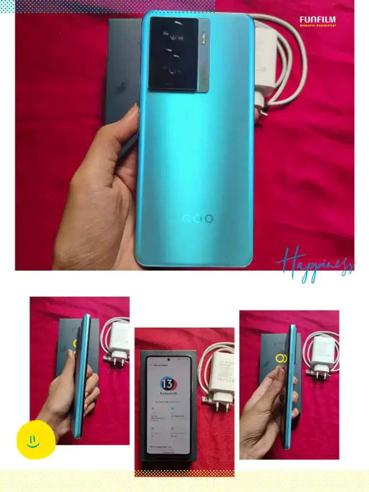 Iqoo Z7X 5G 8/256 fullset tt bt mahar