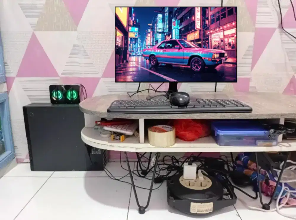 PC GAMING DESIGN + LCD + RAM 8 GB + VGA 1 GB + HD 500 GB + GAMES APP