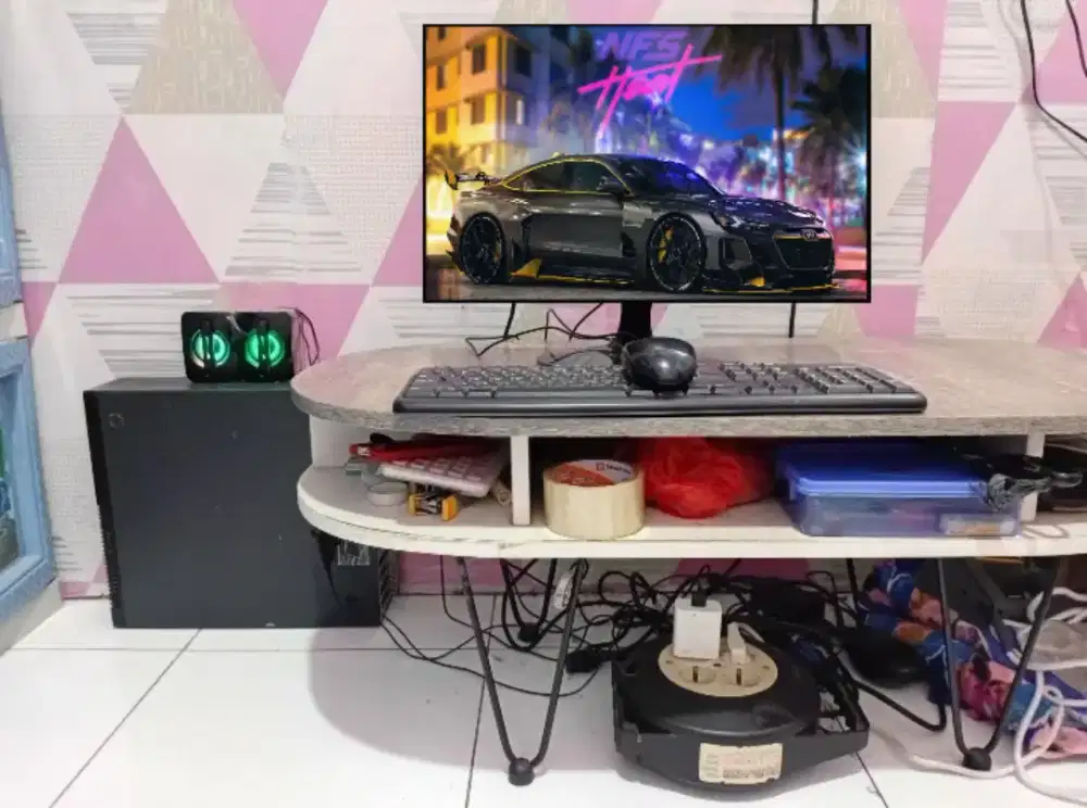 PC GAMING DESIGN + LCD + RAM 8 GB + VGA 1 GB + HD 500 GB + GAMES APP