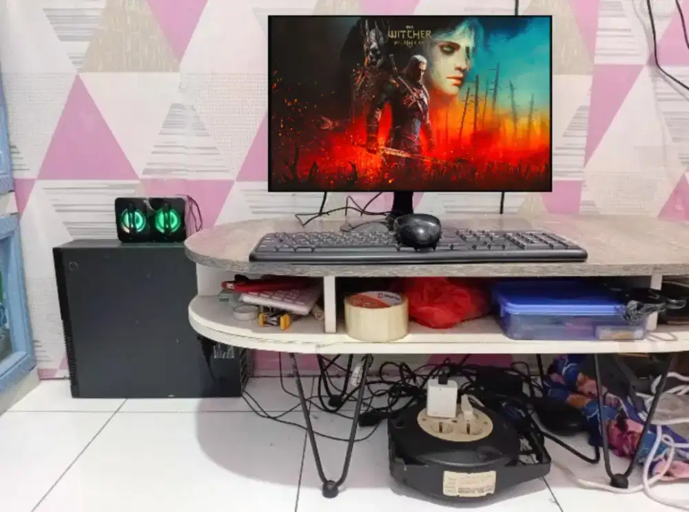 PC GAMING DESIGN + LCD + RAM 8 GB + VGA 1 GB + HD 500 GB + GAMES APP