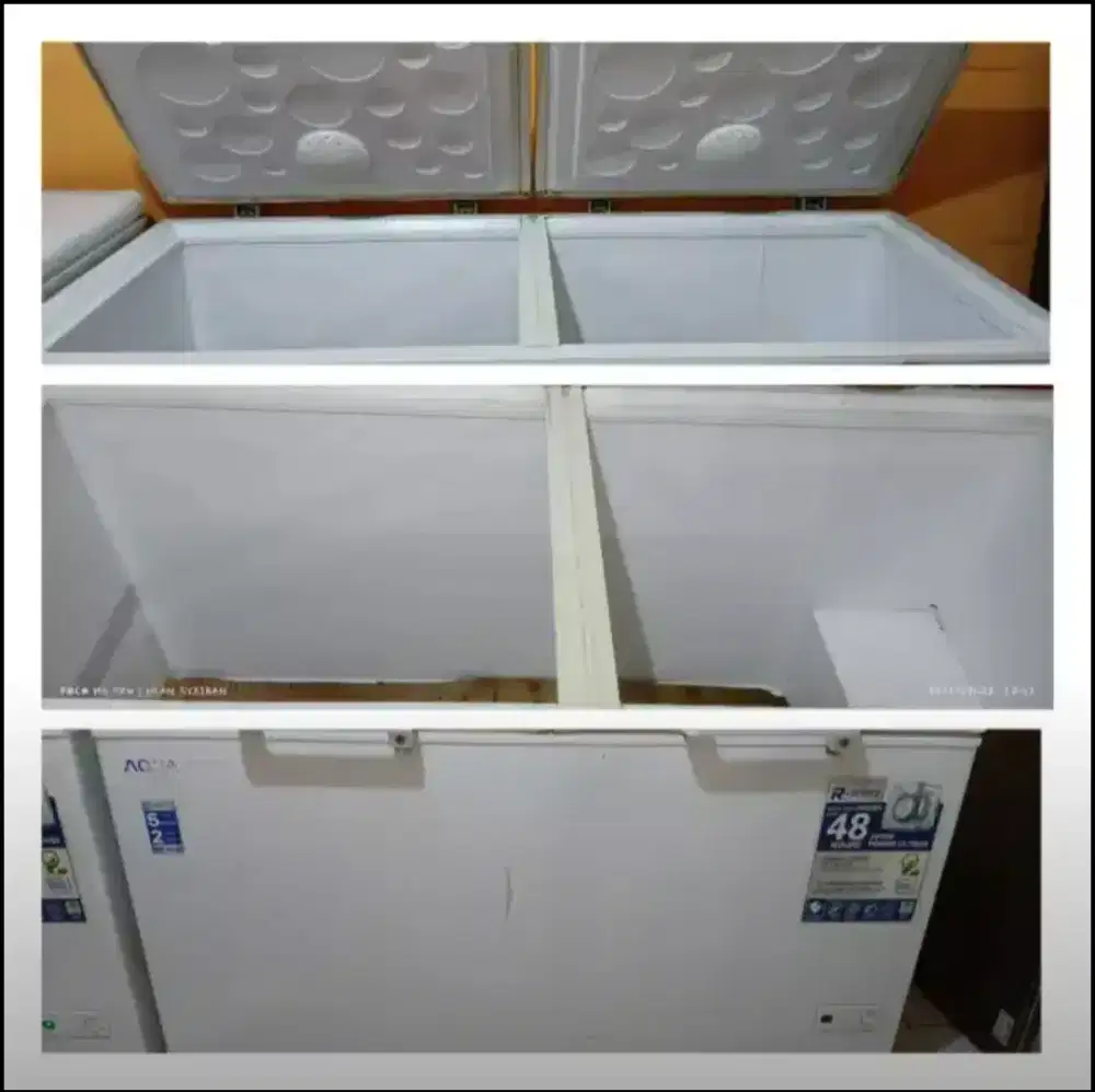 FREEZER AQUA 600 LITER MURAH