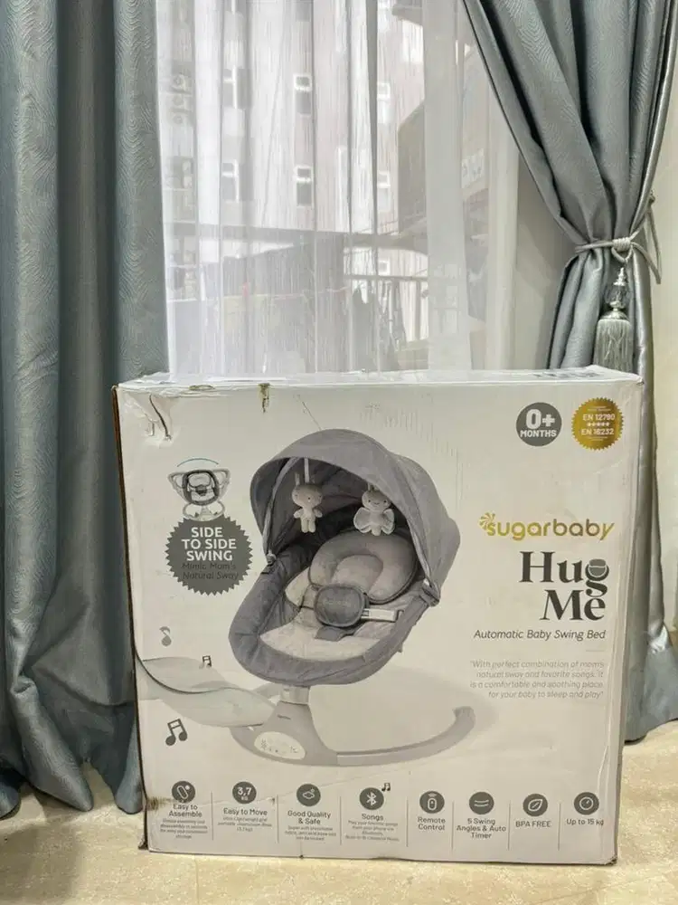 Sugar baby automatic baby swing bed/ayunan bayi otomatis
