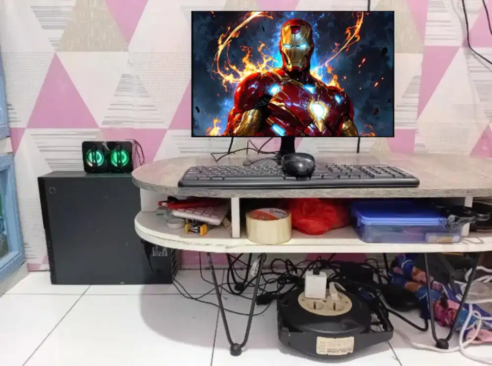 PC GAMING DESIGN + LCD + RAM 8 GB + VGA 1 GB + HD 500 GB + GAMES APP