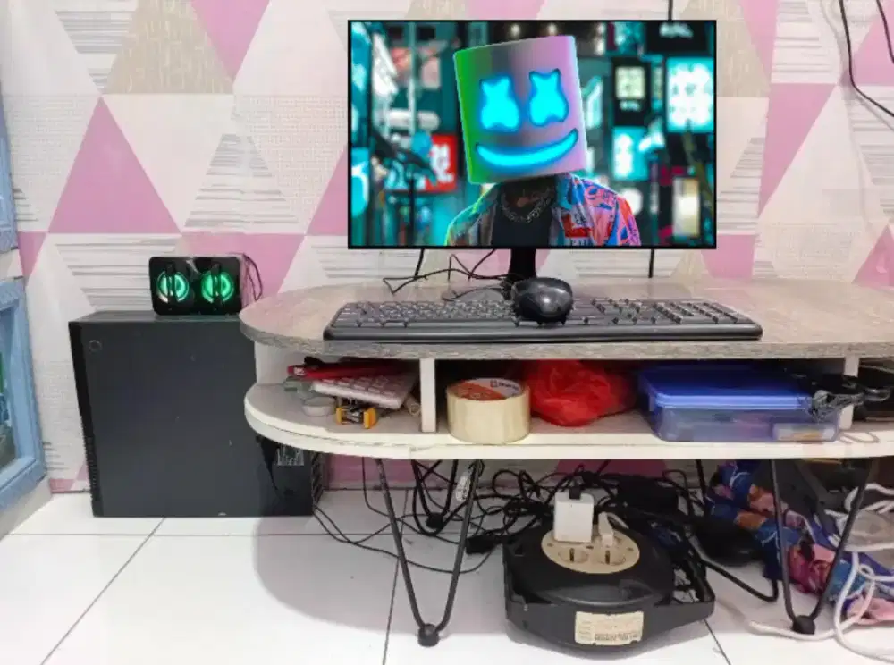 PC GAMING DESIGN + LCD + RAM 8 GB + VGA 1 GB + HD 500 GB + GAMES APP