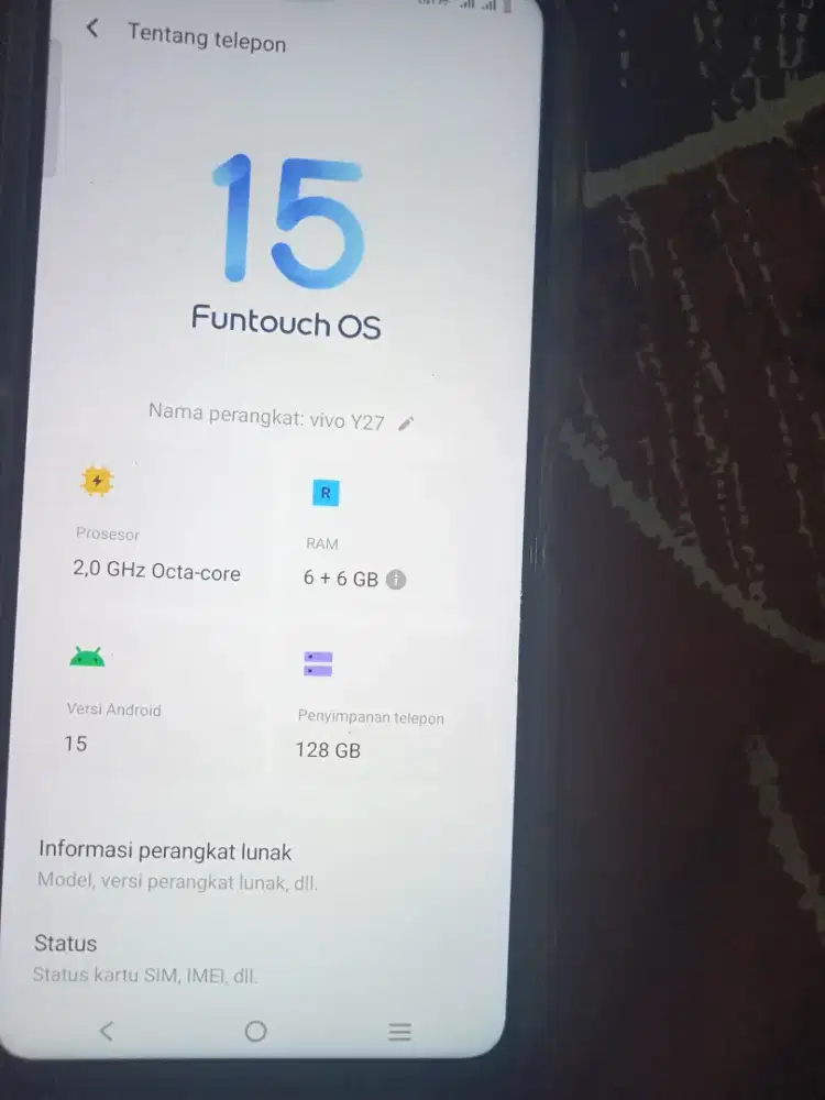 Hp vivo Y27 ram 6/128
