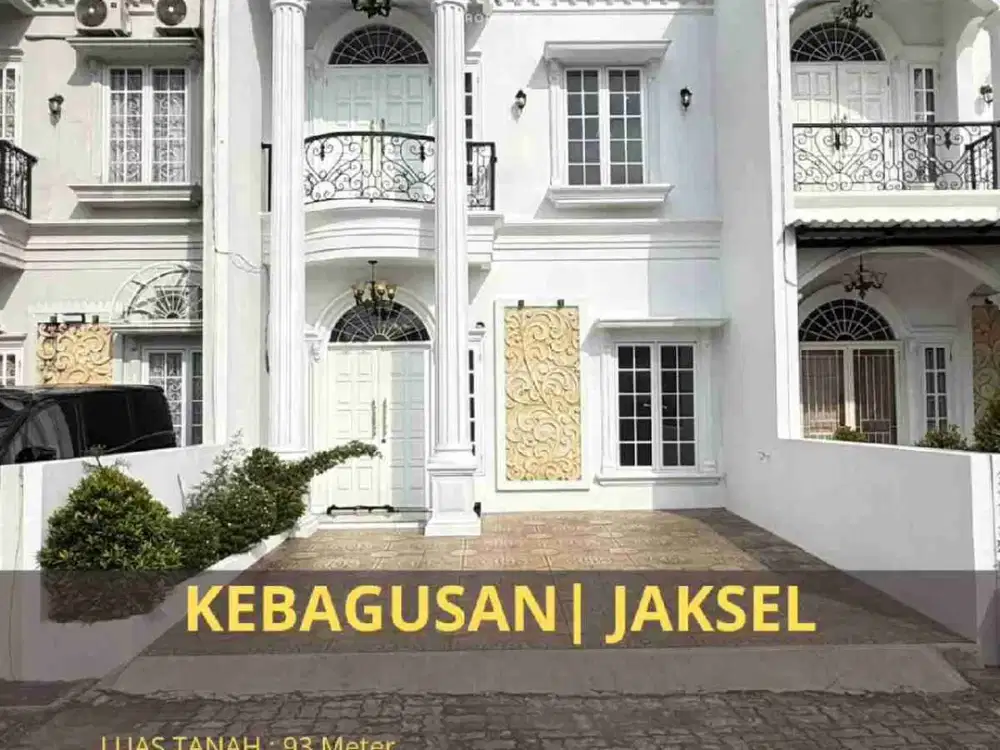 Rumah Europan Classic Fasum Kolam Renang Kebagusan