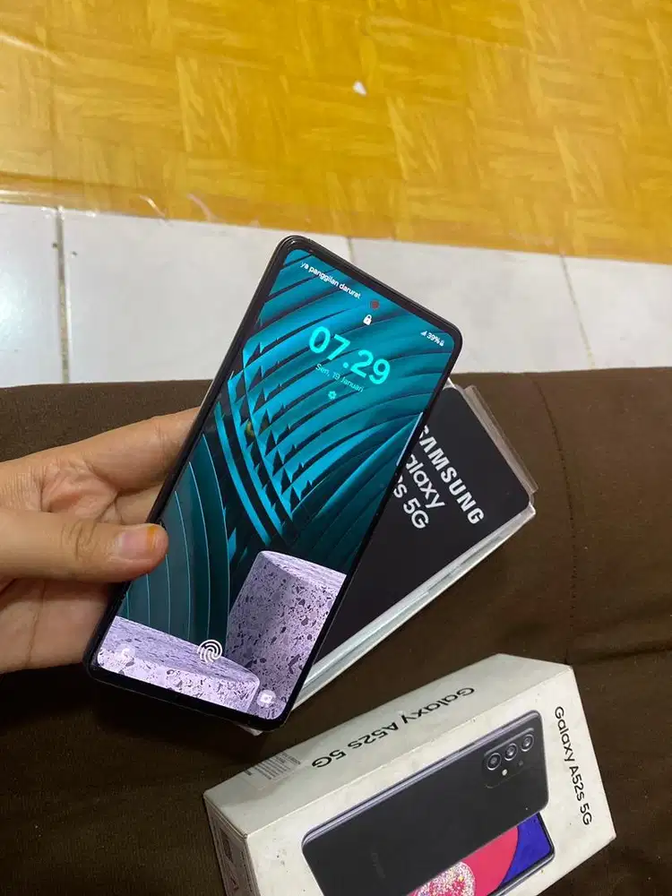 Samsung a52s kelengkapan hp & Box , No charger