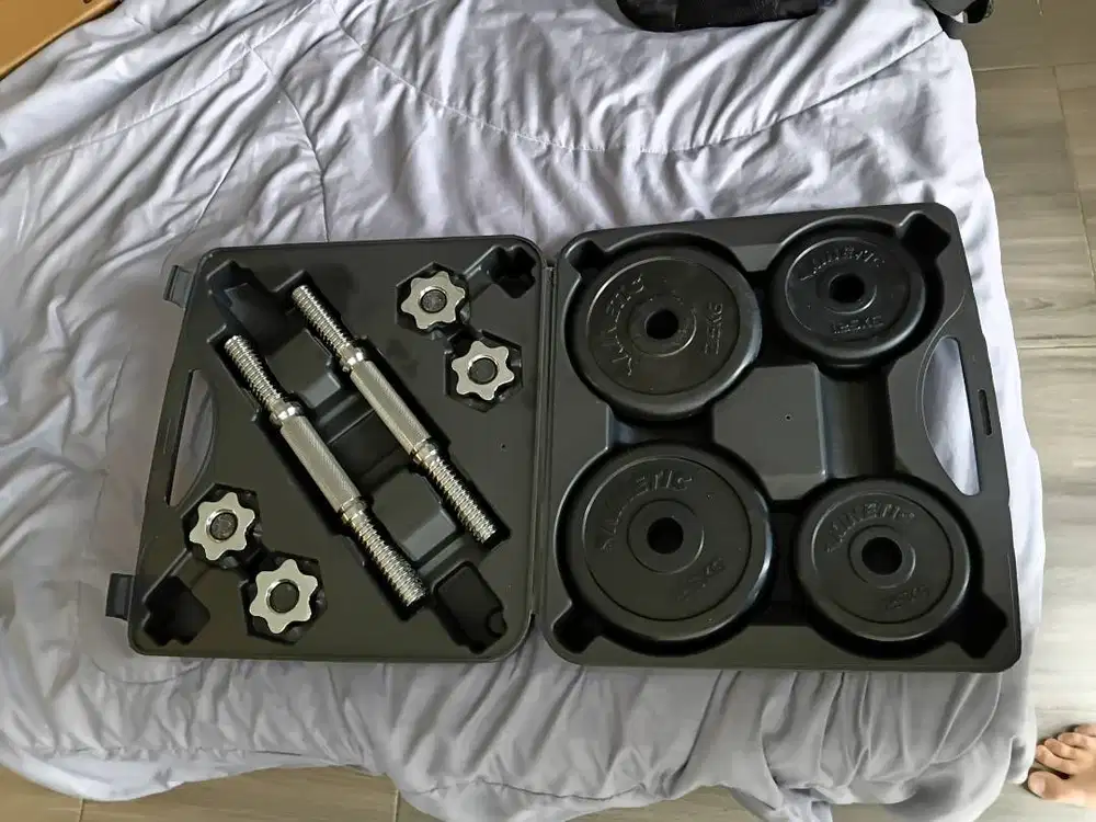 Dumbbell Karet Kinetic 20 KG  Adjustable (AZKO)