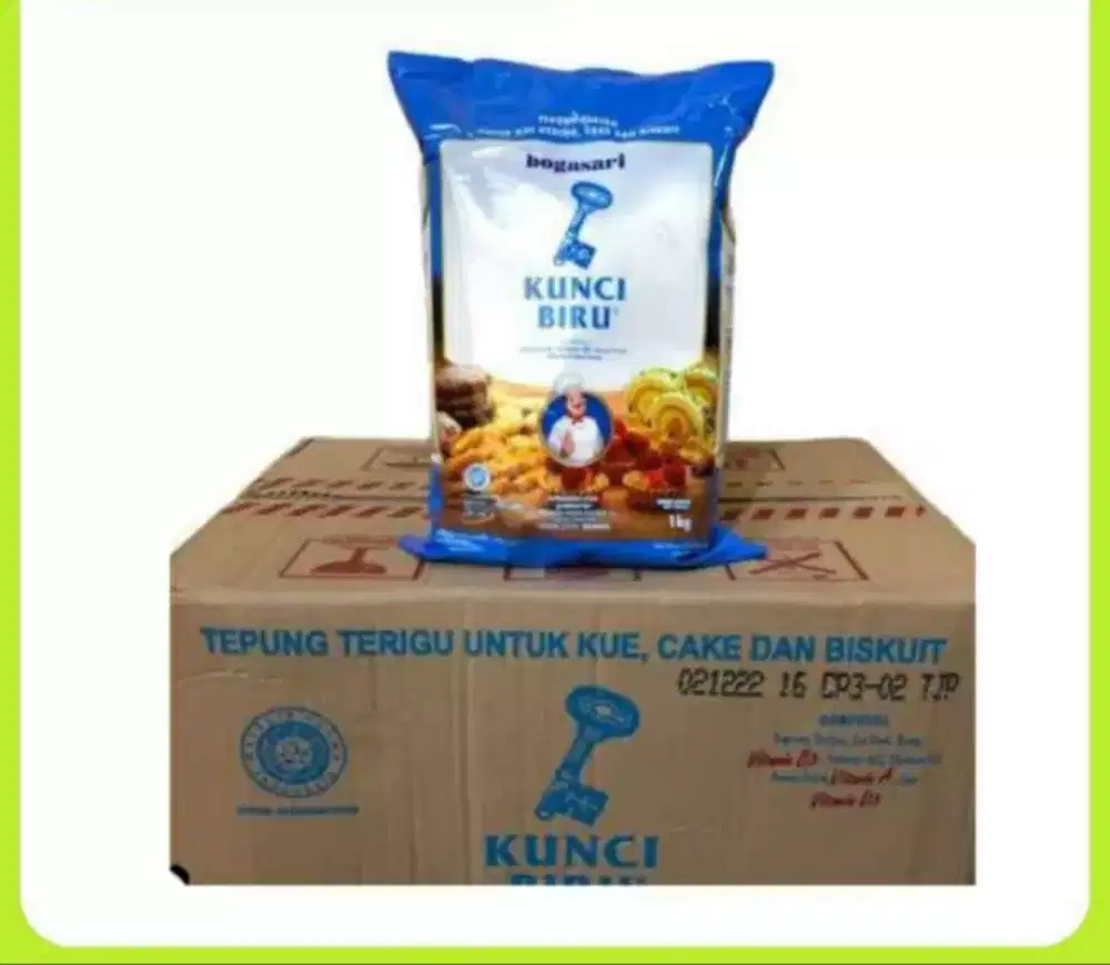 Terigu Kunci Biru premium 1 karton