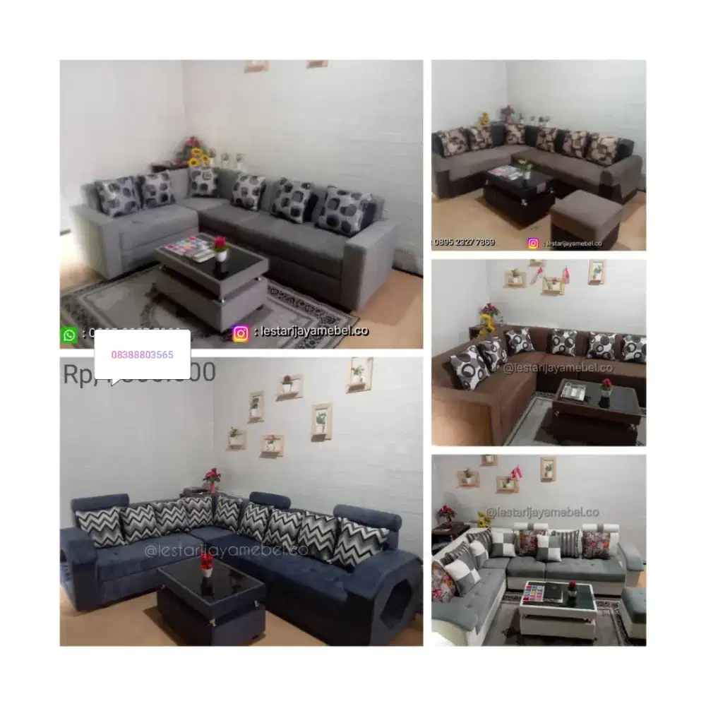 Sofa Tamu L 321 + Meja